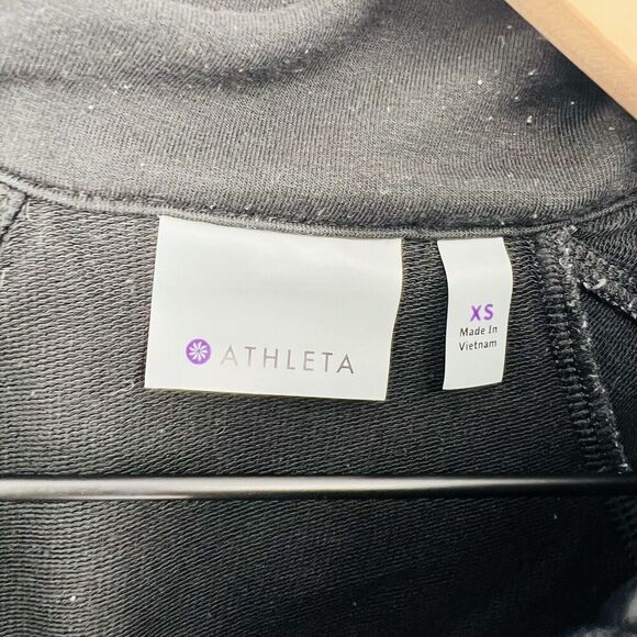 ATHLETA Vortex Quarter Zip Sweater Jacket Quilted Fleece Pullover Size XS - Picture 3 of 5